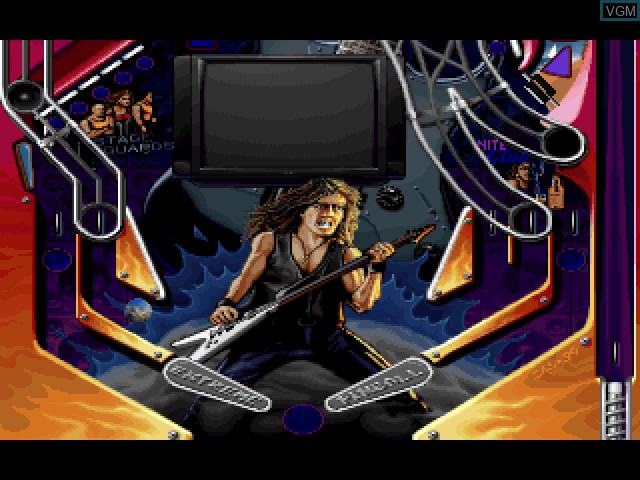 In-game screen of the game Extreme Pinball on Sony Playstation
