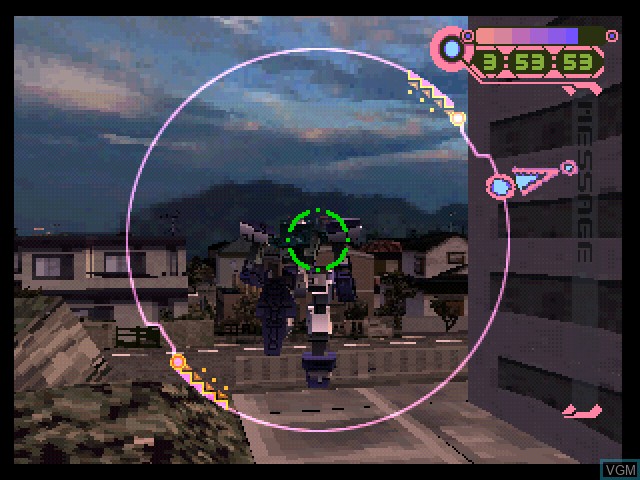 In-game screen of the game Love & Destroy on Sony Playstation