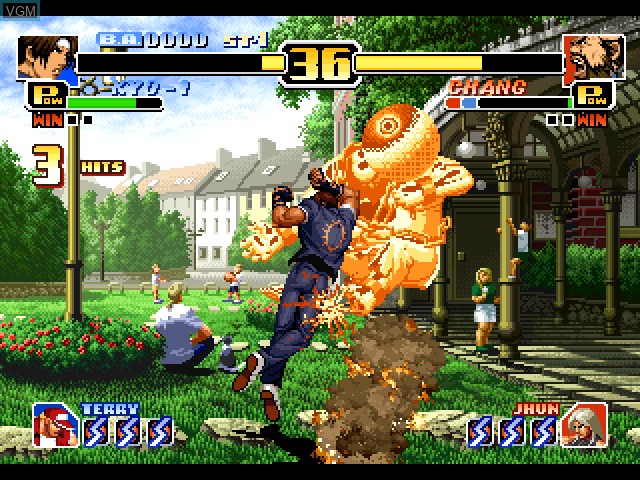 In-game screen of the game King of Fighters '99, The on Sony Playstation