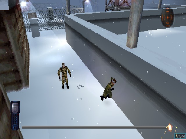 In-game screen of the game Mission - Impossible on Sony Playstation