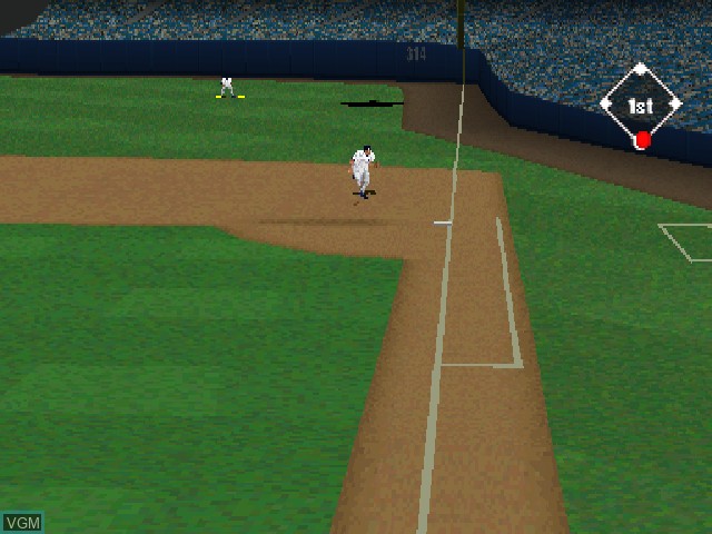 In-game screen of the game MLB 2002 on Sony Playstation