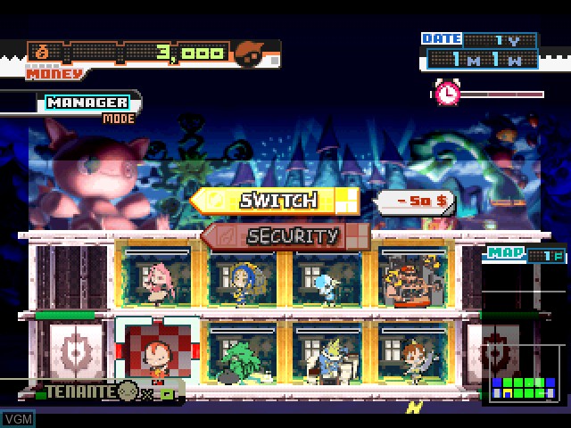 In-game screen of the game One Piece Mansion on Sony Playstation