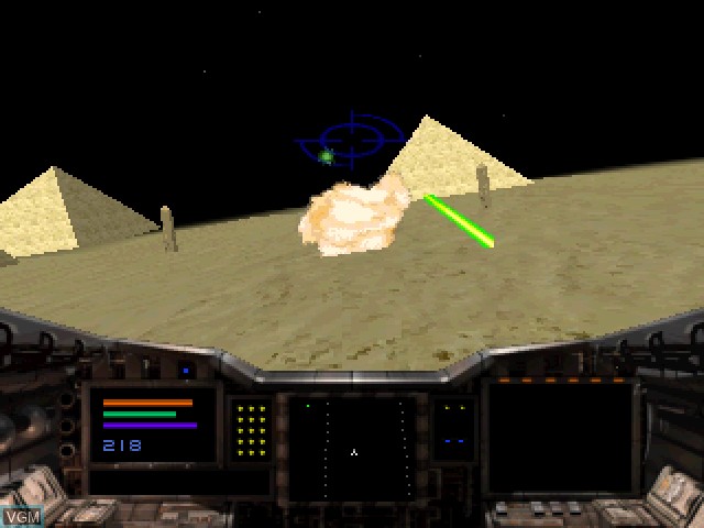 In-game screen of the game Shock Wave on Sony Playstation