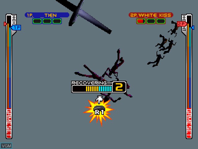In-game screen of the game Skydiving Extreme on Sony Playstation