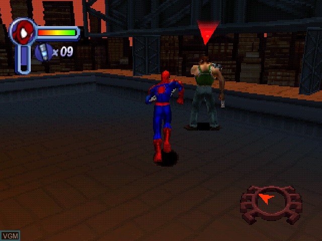 In-game screen of the game Spider-Man 2 - Enter - Electro on Sony Playstation