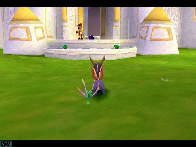 In-game screen of the game Spyro 2 - Ripto's Rage! on Sony Playstation