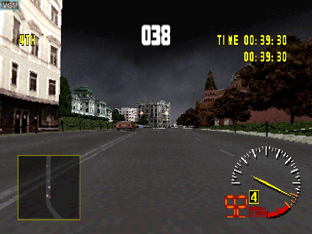 In-game screen of the game Test Drive 5 on Sony Playstation