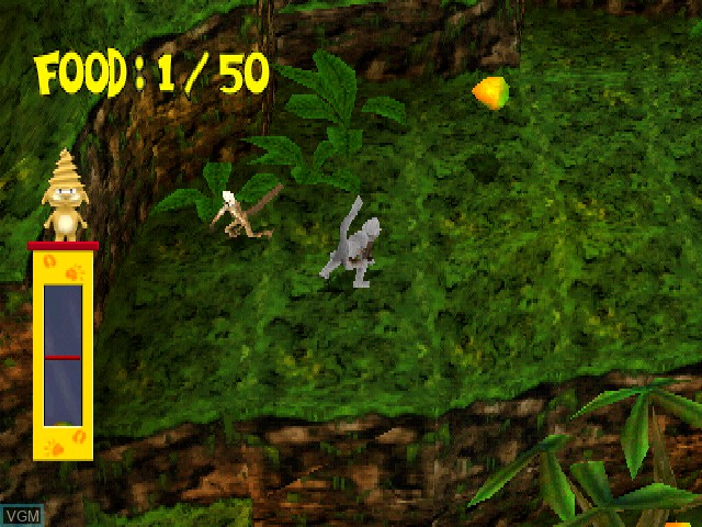 In-game screen of the game Zoboomafoo - Leapin' Lemurs! on Sony Playstation