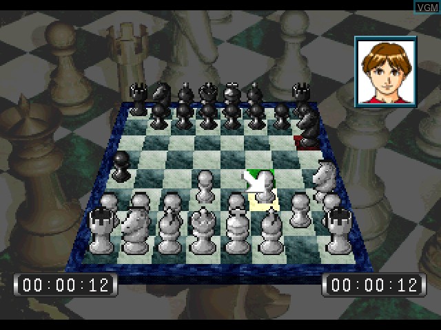 In-game screen of the game Checkmate II on Sony Playstation