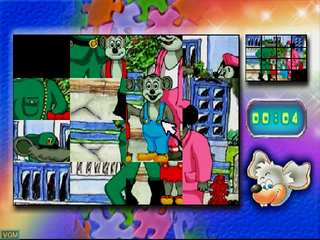 In-game screen of the game Detective Mouse on Sony Playstation