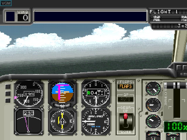 In-game screen of the game Jet de Go! - Let's Go By Airliner on Sony Playstation