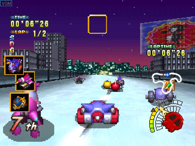 In-game screen of the game Time Bokan Series - Bokan GoGoGo on Sony Playstation
