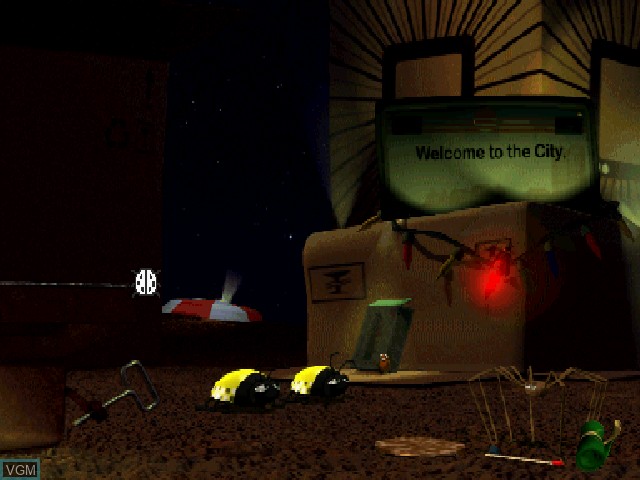 In-game screen of the game Bug's Life, A - Disney's Activity Centre on Sony Playstation