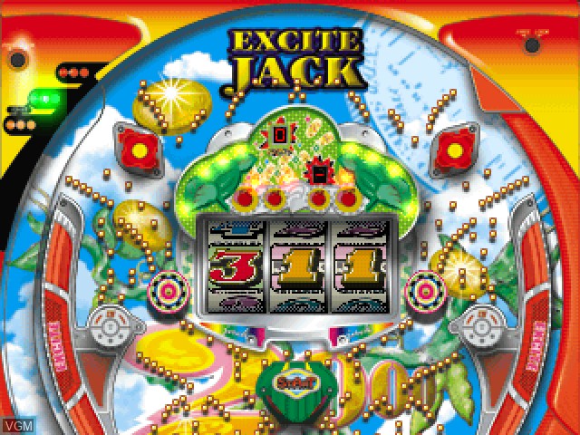 In-game screen of the game Hissatsu Pachinko Station 10 - EX Jack 2000 & Super Dragon on Sony Playstation