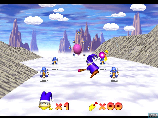 In-game screen of the game Odo Odo Oddity on Sony Playstation
