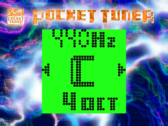 In-game screen of the game Pocket Tuner on Sony Playstation
