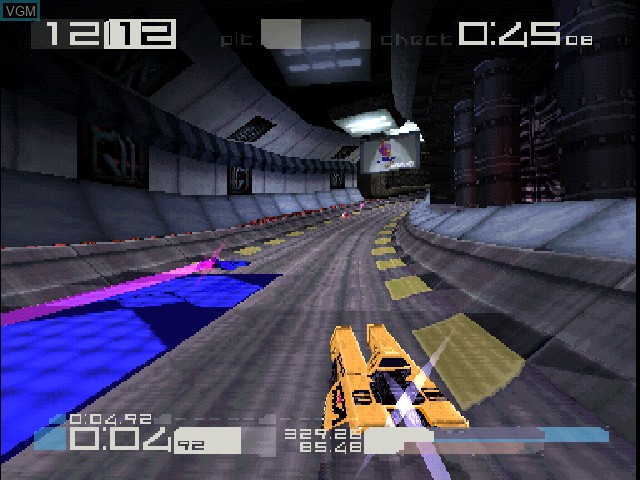 In-game screen of the game Wipeout 3 Special Edition on Sony Playstation