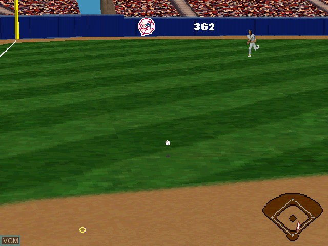 In-game screen of the game HardBall 99 on Sony Playstation