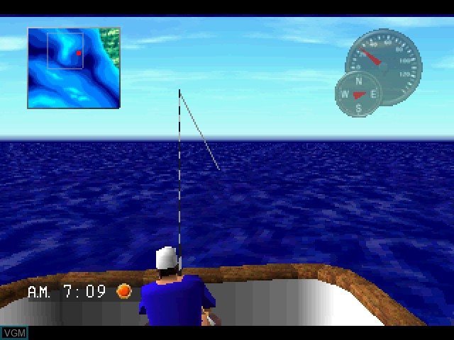 In-game screen of the game Blue Marlin, The on Sony Playstation