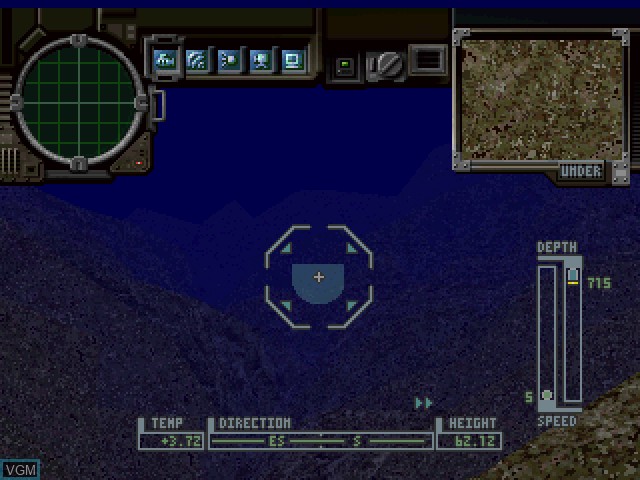 In-game screen of the game Deep, The - Ushinawareta Shinkai on Sony Playstation