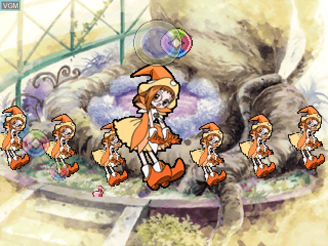 In-game screen of the game Kids Station - Oja Majo Do-Re-Mi # - Mahodou Dance Carnival! on Sony Playstation