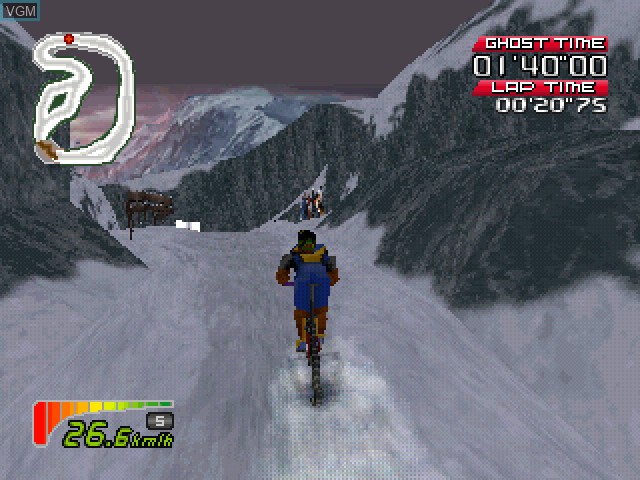 In-game screen of the game MTB Dirt Cross on Sony Playstation