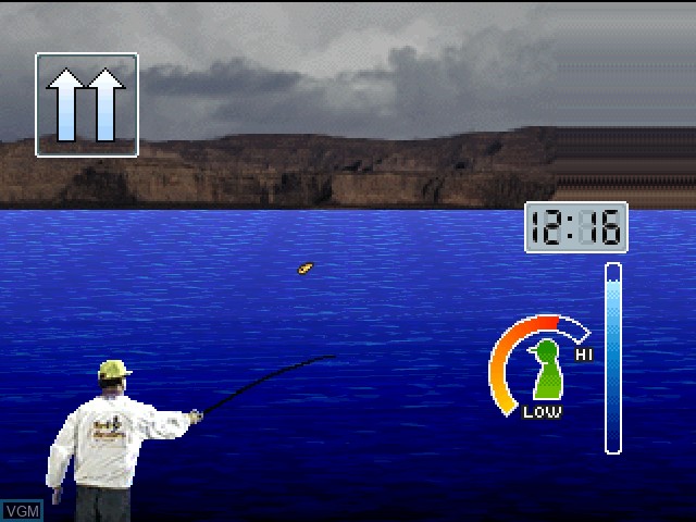 In-game screen of the game Lake Masters on Sony Playstation