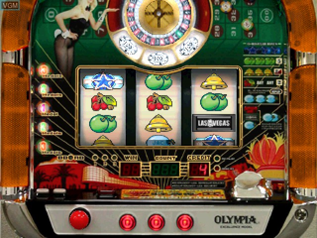 In-game screen of the game Pachi-Slot Teiou - Golgo 13 - Las Vegas on Sony Playstation
