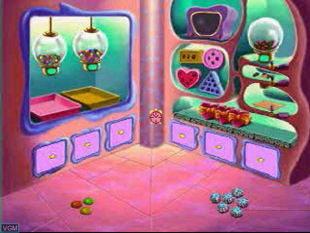 In-game screen of the game Secret of Googol 4, The - The Googol Counting Fair - Corral - Fun House on Sony Playstation