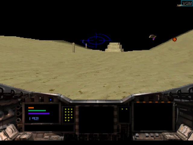 In-game screen of the game Shockwave Assault on Sony Playstation