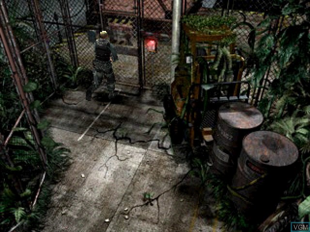In-game screen of the game Dino Crisis 5th Anniversary on Sony Playstation