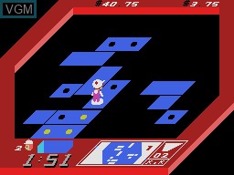 In-game screen of the game Rock N' Bolt on Sega SG-1000