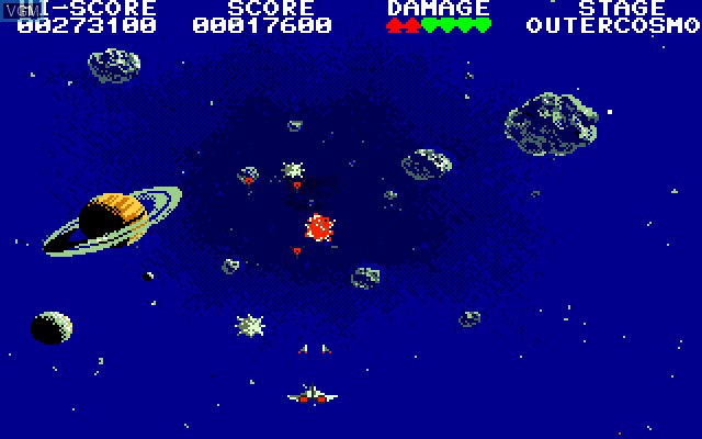 In-game screen of the game Striz B.H. on Sony SMC-777