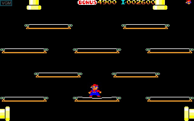 In-game screen of the game Mario Bros Special on Sony SMC-777
