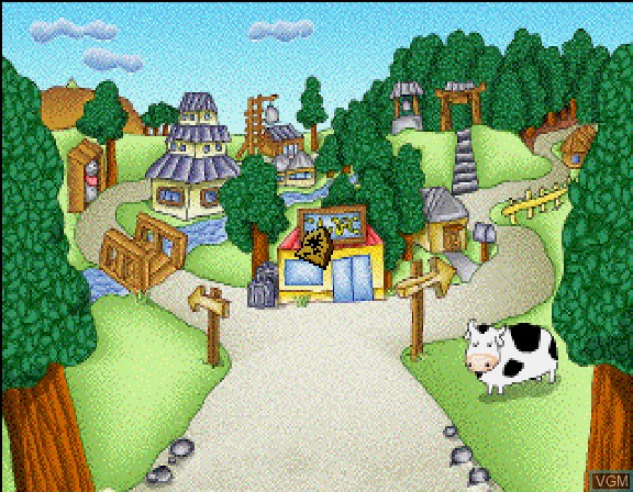 Menu screen of the game Game-Ware Vol. 3 on Sega Saturn