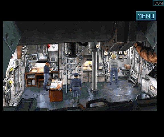 In-game screen of the game Prisoner of Ice - Jashin Kourin on Sega Saturn