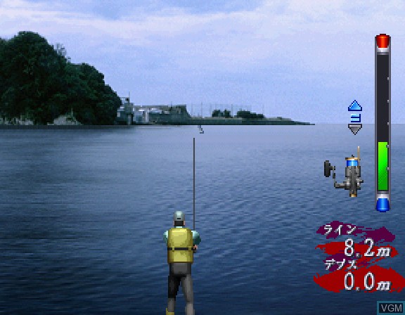 In-game screen of the game Murakoshi Masami no Nippon Rettou on Sega Saturn