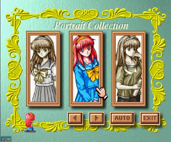 In-game screen of the game Tokimeki Memorial Selection - Fujisaki Shiori on Sega Saturn