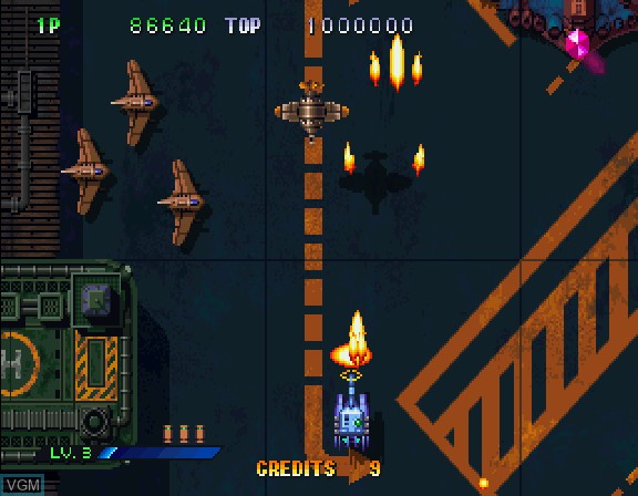 In-game screen of the game Guardian Force on Sega Saturn