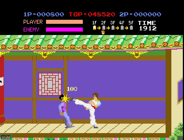 In-game screen of the game Irem Arcade Classics on Sega Saturn