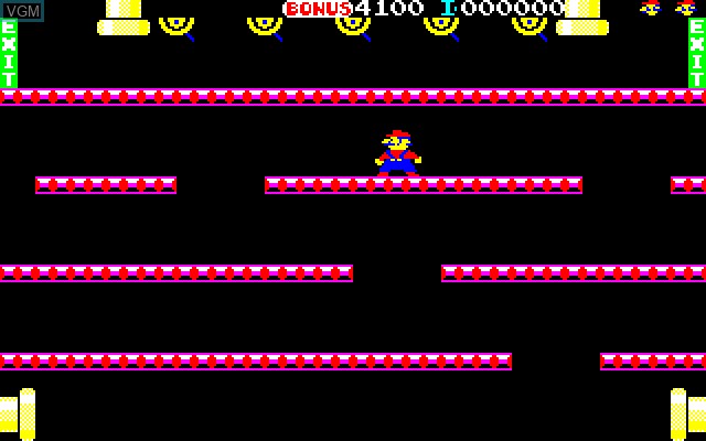In-game screen of the game Mario Bros. Special on Sharp MZ-1500
