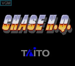 Title screen of the game Chase H.Q. on Sharp X68000