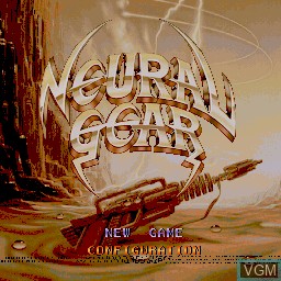 Title screen of the game Neural Gear on Sharp X68000