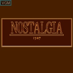 Title screen of the game Nostalgia 1907 on Sharp X68000