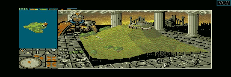 In-game screen of the game Power Monger on Sharp X68000