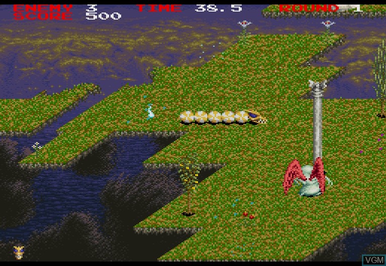 In-game screen of the game Last Tempest, The on Sharp X68000