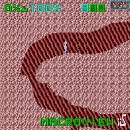In-game screen of the game Cavecrowds on Sharp X68000