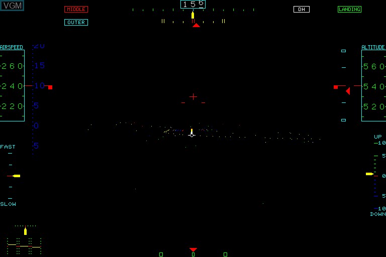 In-game screen of the game Cockpit, The on Sharp X68000