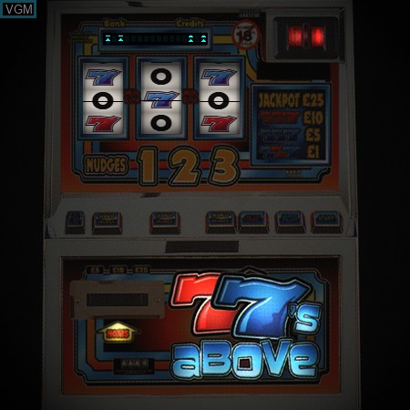 In-game screen of the game 7's Above on Slot machines