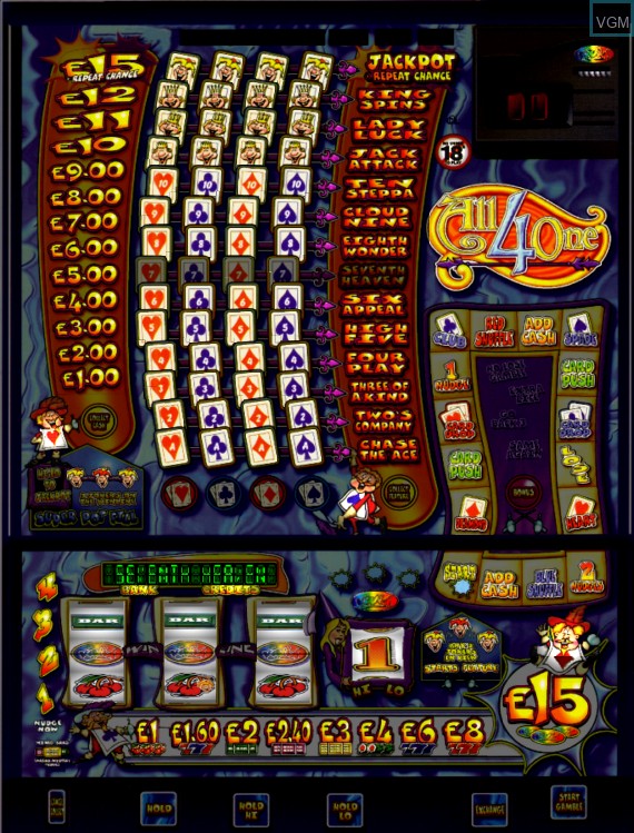 In-game screen of the game All 4 One on Slot machines